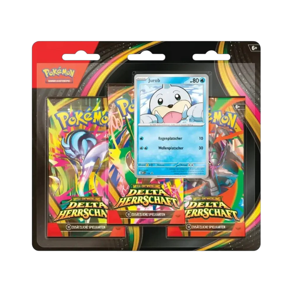 POKÈMON - Delta Herrschaft 3 Pack Blister - Jurob (Deutsch)
