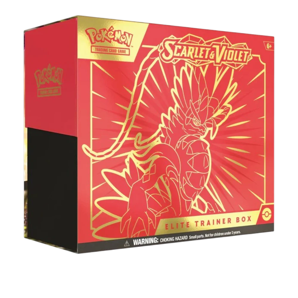 Top Trainer Box Crimson & Purple Base Set – Red (German)