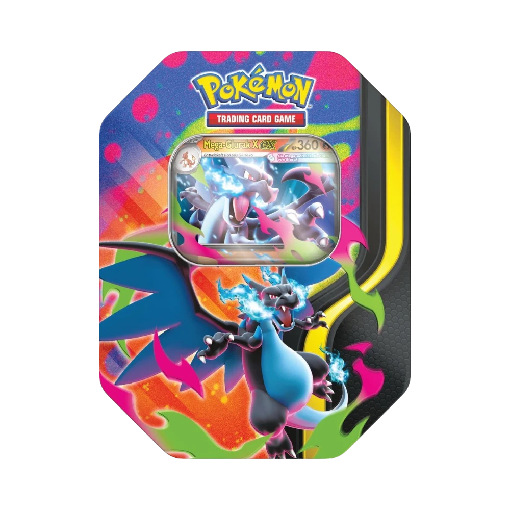 Pokémon Mega-Glurak X Tin #126 (Deutsch)