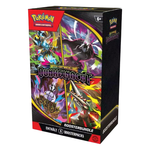 Pokémon Mega-Entwicklung Dunkelnacht Booster Bundle – Deutsch