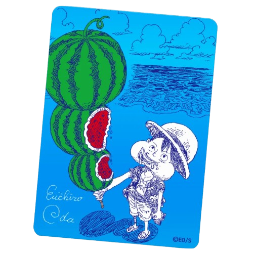 One Piece - NatsuComi 2026 Meta Kira Card Luffy Eiichiro - Oda Signed Promo - Japanese