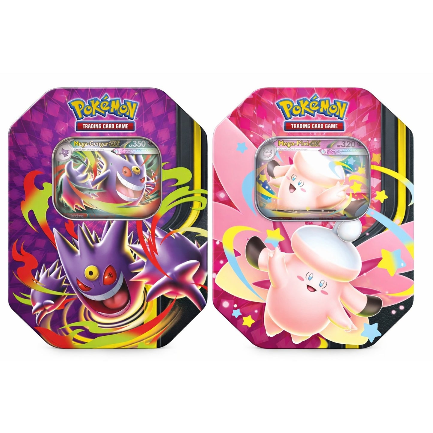 Pokémon Bundle Mega-Gengar / Pixi ex Tin Box – Deutsch
