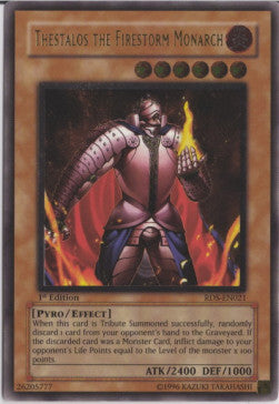 Thestalos the Firestorm Monarch (V.2 - Ultimate Rare)