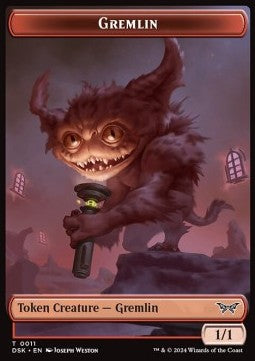 Gremlin Token (R 1/1) // Manifest Token (C 2/2)
