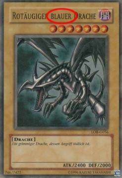Red-Eyes Black Dragon (V.1 - Ultra Rare)