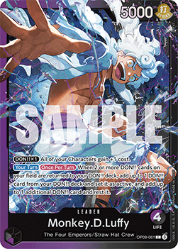 Monkey.D.Luffy (OP09-061) - Starter Deck: Purple Black Monkey.D.Luffy ...