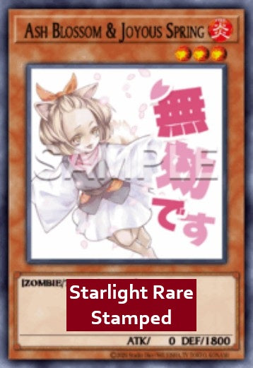 Ash Blossom & Joyous Spring (V.2 - Starlight Rare)