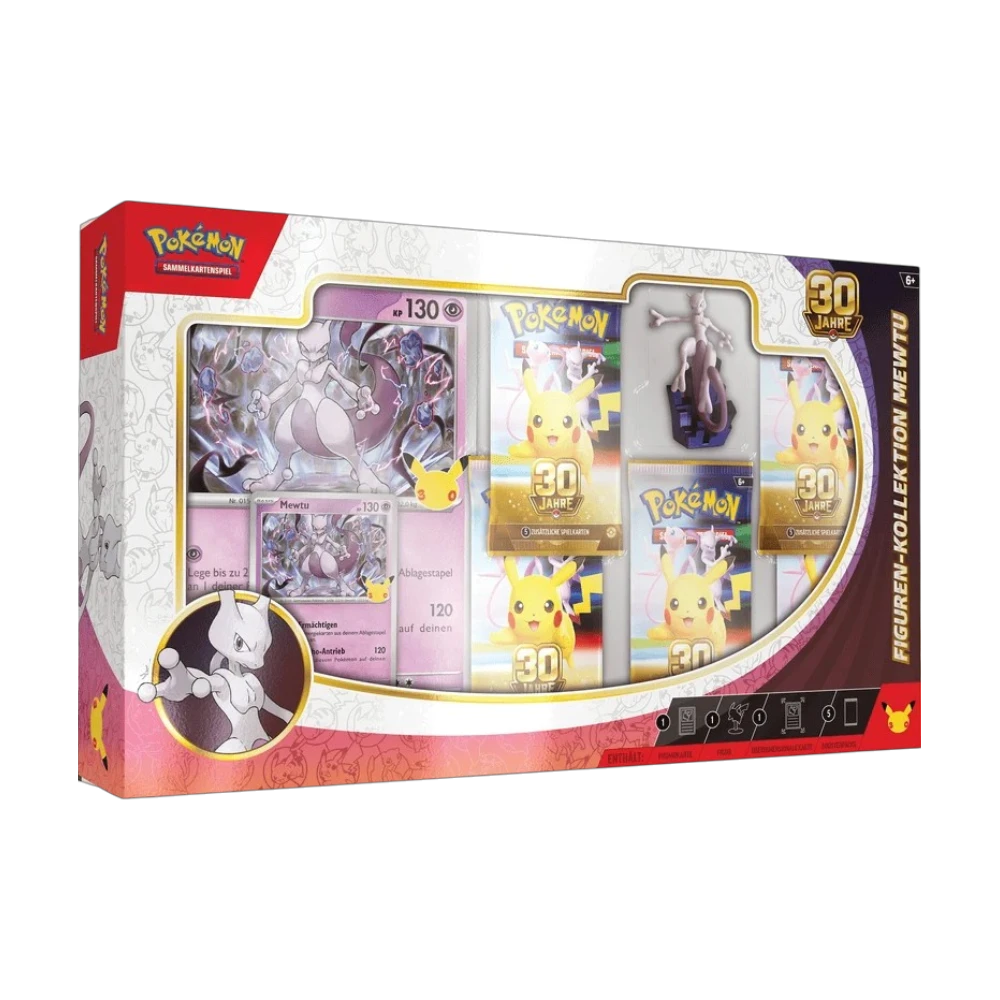 Pokémon 30 Jahre Mewtu Figuren Kollektion (Deutsch)