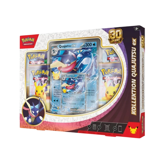 Pokémon 30 Jahre – Quajutsu-ex Kollektion (Deutsch)
