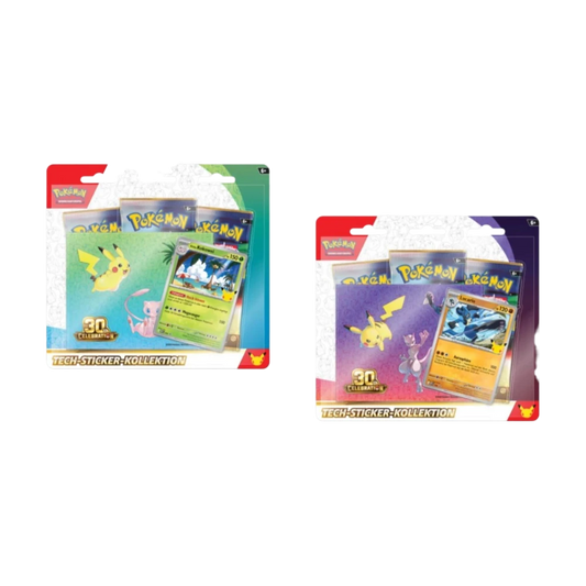 Pokémon 30 Jahre – Tech-Sticker-Kollektion (Deutsch)
