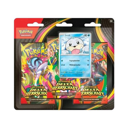 POKÈMON - Delta Herrschaft 3 Pack Blister - Jurob (Deutsch)