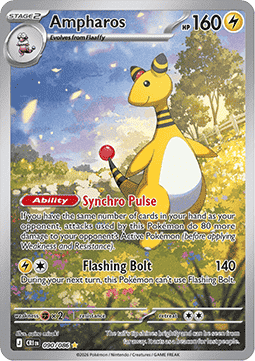 Ampharos - Wachsendes Chaos (Illustration Rare) [CRI-090] - CARDHOME