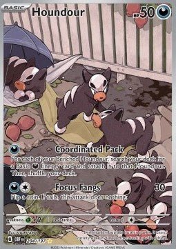 Hunduster - Obsidianflammen (Illustration Rare) [OBF-204] - CARDHOME