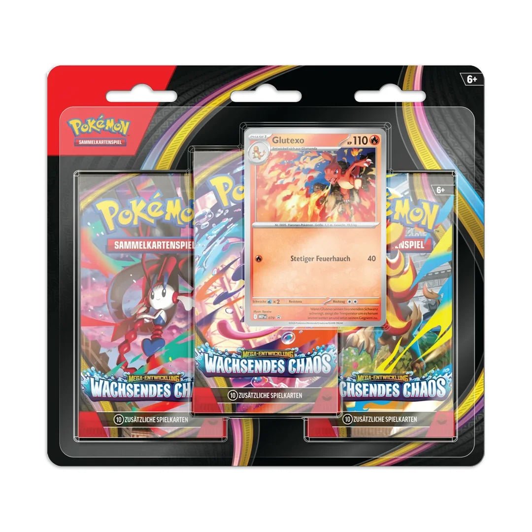 ME04 3 - Pack - Blister Wachsendes Chaos Deutsch - CARDHOME