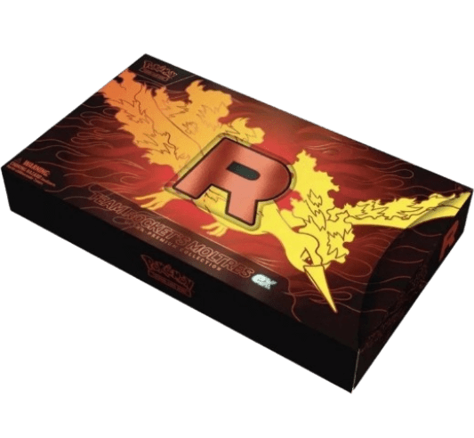 okémon Team Rocket’s Moltres ex Ultra - Premium Collection Box – Englisch - CARDHOME