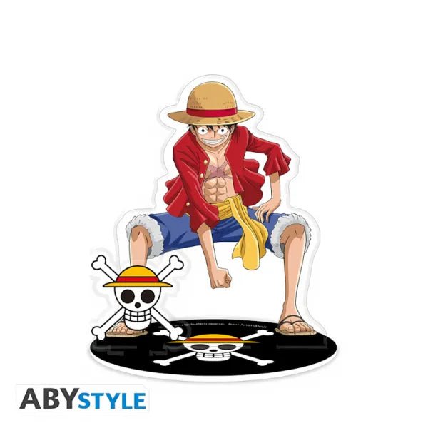 One Piece - Geschenkset (Tasse (320ml), Acryl® Figur & Postkarten) - Luffy - CARDHOME