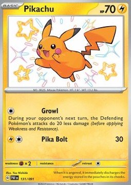 Pikachu - Paldeas Schicksale (Shiny Rare) [PAF-131] - CARDHOME