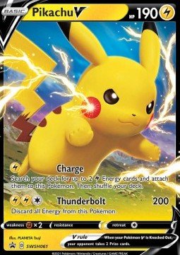 Pikachu V - SWSH Black Star Promos (Promo) [SWSH-061] - CARDHOME