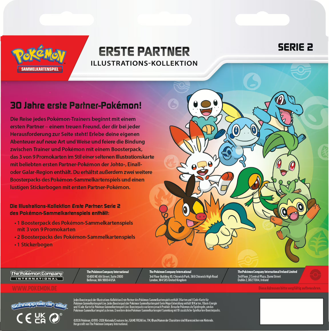 Pokémon Erste-Partner Kollektion Serie 2