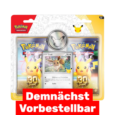 Pokémon 30 Jahre – 2er-Pack-Blister Evoli (Deutsch) - CARDHOME