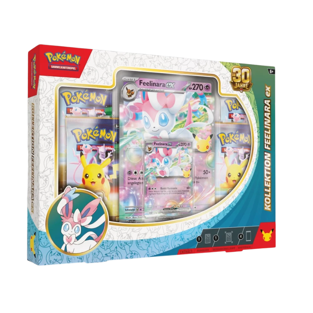 Pokémon 30 Jahre – Feelinara-ex Kollektion (Deutsch)