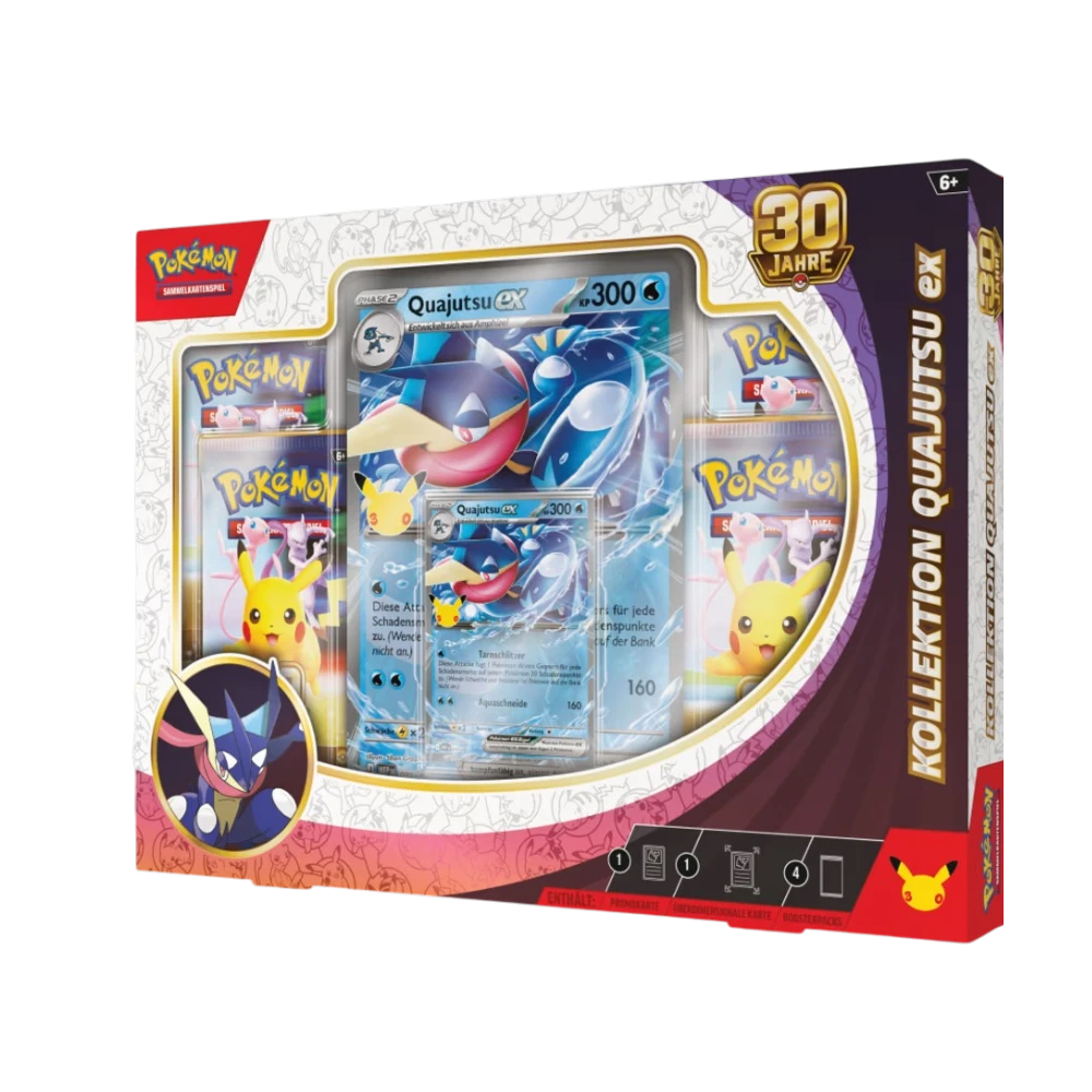 Pokémon 30 Jahre – Quajutsu-ex Kollektion (Deutsch)