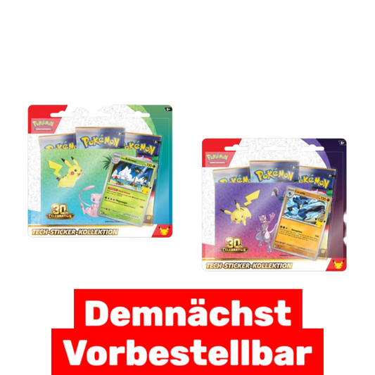 Pokémon 30 Jahre – Tech-Sticker-Kollektion (Deutsch) - CARDHOME