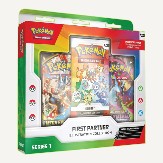 Pokémon Erste Partner Illustrations - Kollektion Serie 1 - Deutsch - CARDHOME