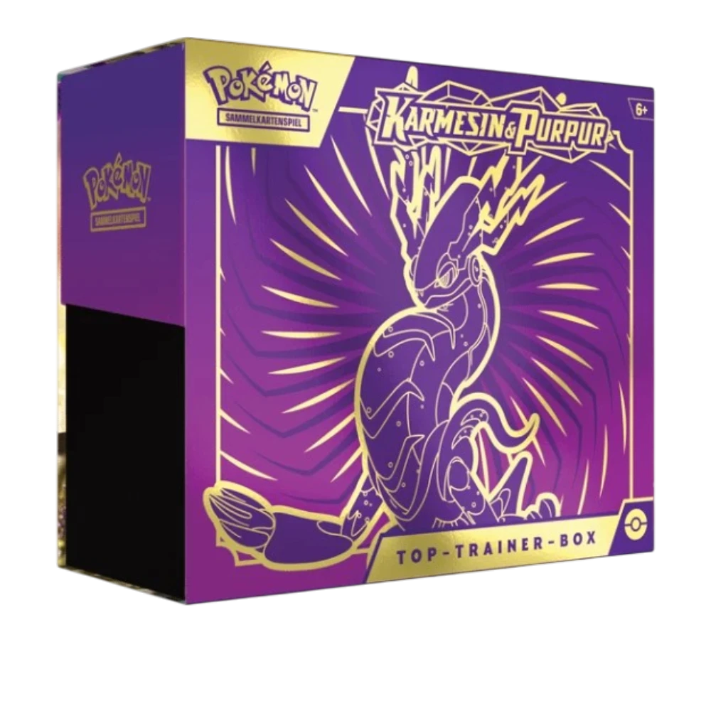 Top Trainer Box Crimson &amp; Purple Base Set – Purple (German)