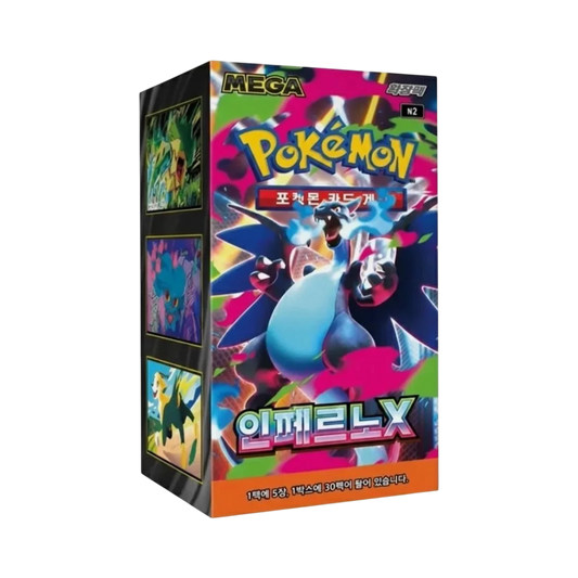 Pokémon Mega Inferno X Booster Display (Koreanisch)