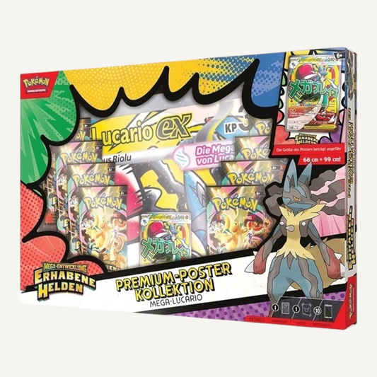 Pokémon Premium Poster Kollektion Mega - Lucario ex Erhabene Helden Deutsch - CARDHOME