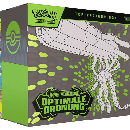 POKÈMON Top Trainer Box Optimale Ordnung – Mega - Entwicklung Deutsch - CARDHOME