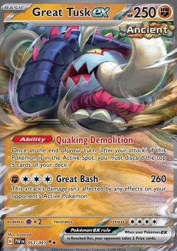 Riesenzahn ex - Paldeas Schicksale (Double Rare) [PAF-053] - CARDHOME