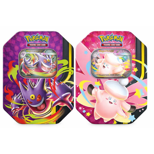 Pokémon Bundle Mega-Gengar / Pixi ex Tin Box  – Deutsch