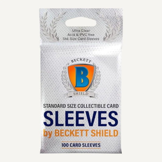 Sleeves Standard Size Soft – 100 Stk – Beckett Shield - CARDHOME