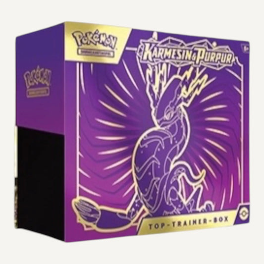 Top Trainer Box Karmesin & Purpur Basis - Set – Lila (Deutsch) - CARDHOME